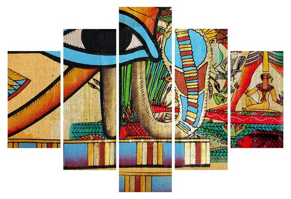 Slikanje z egipčanskimi motivi (150x105 cm)