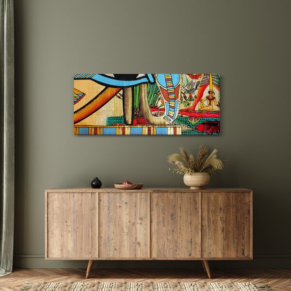 Slikanje z egipčanskimi motivi (120x50 cm)
