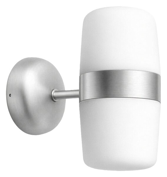 Northern Sjeverna zidna svjetiljka LED, dvorana, aluminijska završna obrada, Ø 23 cm, 2, prigušiva, Metalik, kupaonica, Aluminij