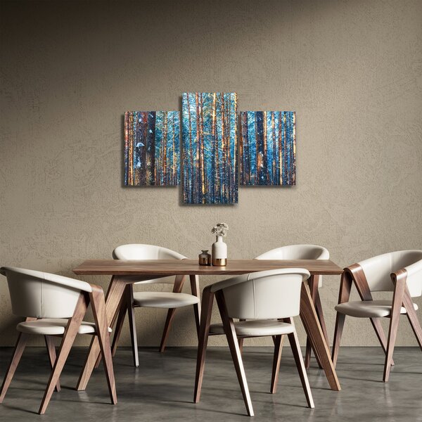 Slika - Zimski gozd (90x60 cm)