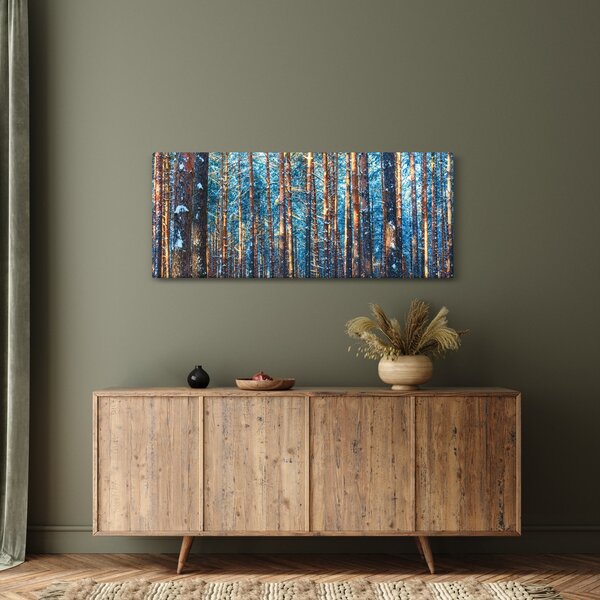 Slika - Zimski gozd (120x50 cm)