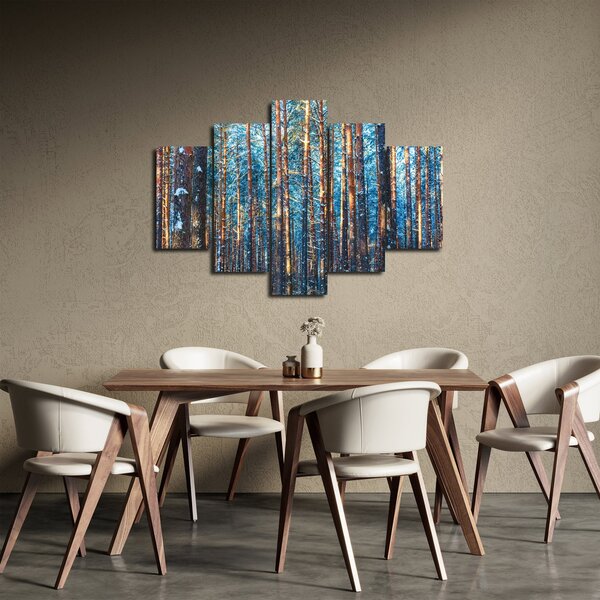 Slika - Zimski gozd (150x105 cm)