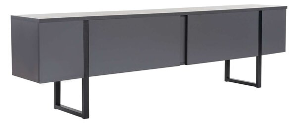 TV stolić/ormarić Sancuty (antracit + crna)