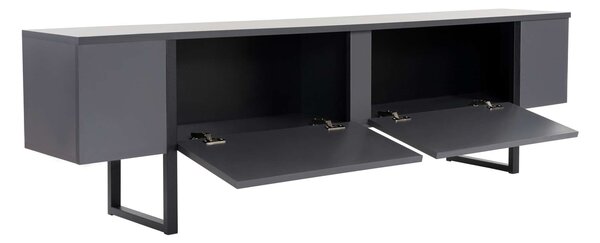 TV stolić/ormarić Sancuty (antracit + crna)