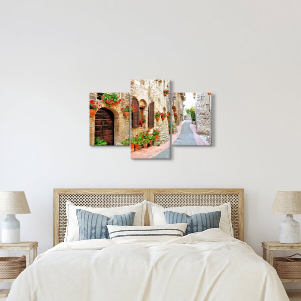 Slika - Slikovita italijanska uličica (90x60 cm)