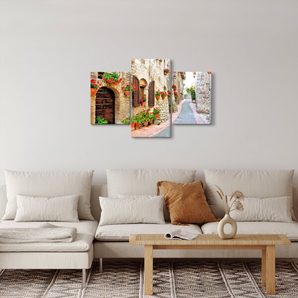Slika - Slikovita italijanska uličica (90x60 cm)