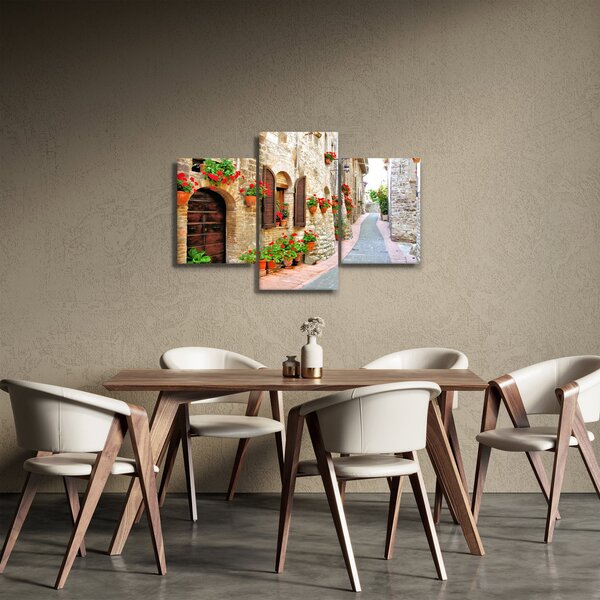 Slika - Slikovita italijanska uličica (90x60 cm)