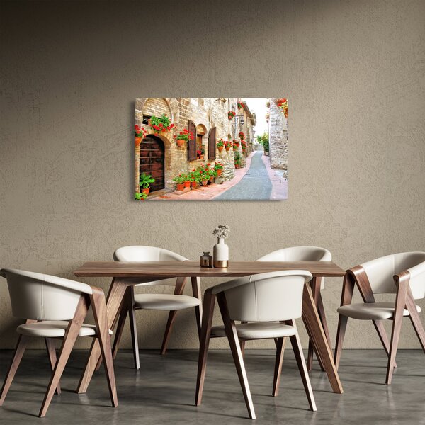 Slika - Slikovita italijanska uličica (90x60 cm)