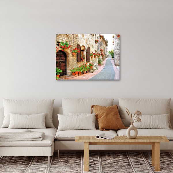 Slika - Slikovita italijanska uličica (70x50 cm)