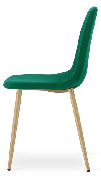 Blagovaonska stolica PADVA VELVET, zelena