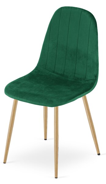 Blagovaonska stolica PADVA VELVET, zelena