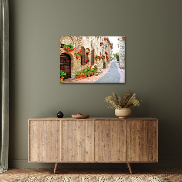 Slika - Slikovita italijanska uličica (70x50 cm)