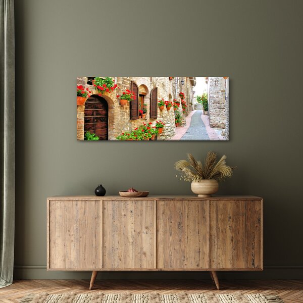 Slika - Slikovita italijanska uličica (120x50 cm)