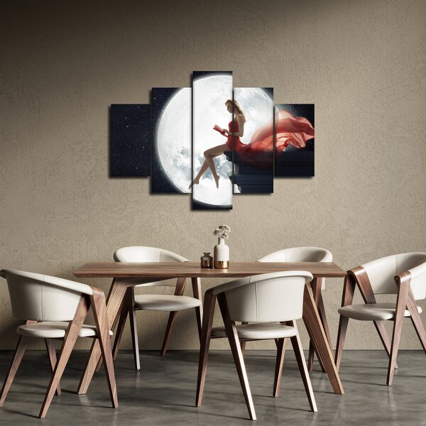 Slika - Ženska v mesečini (150x105 cm)