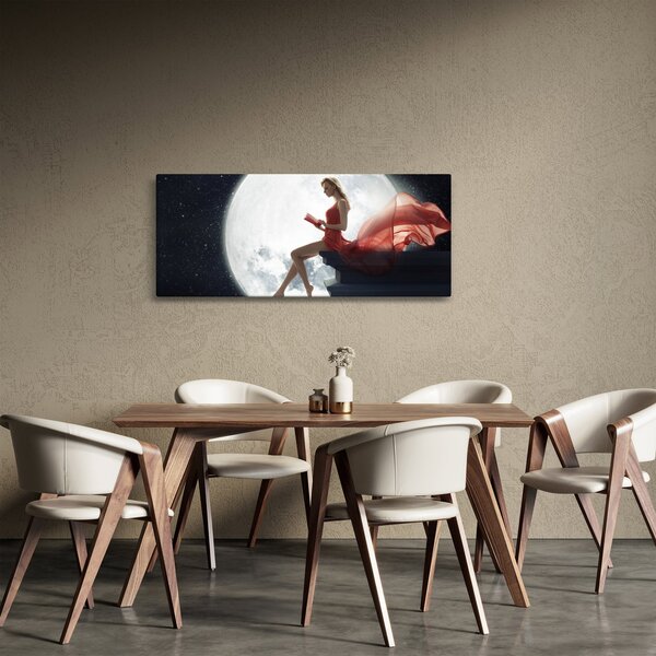 Slika - Ženska v mesečini (120x50 cm)