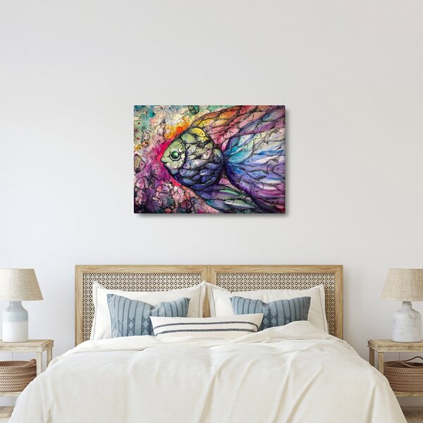 Slika - Pisane ribe (70x50 cm)