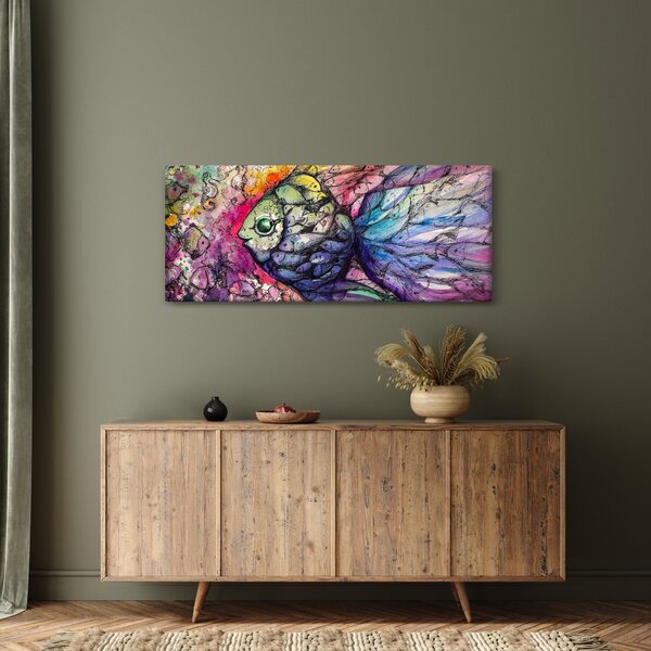 Slika - Pisane ribe (120x50 cm)