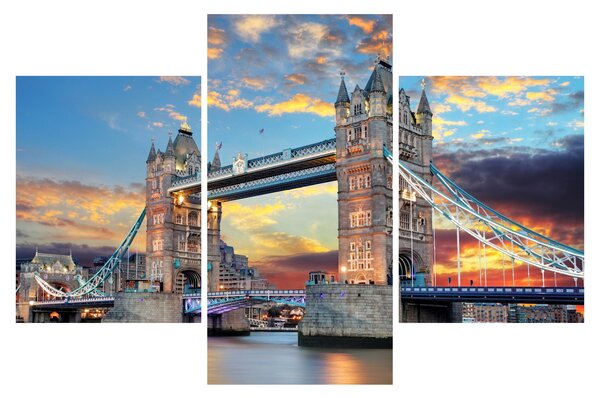 Slika - Tower Bridge, London, Anglija (90x60 cm)