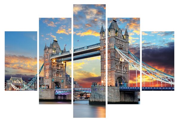 Slika - Tower Bridge, London, Anglija (150x105 cm)