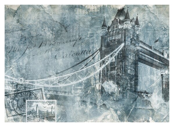 Slika - Tower Bridge v hladnih tonih (70x50 cm)