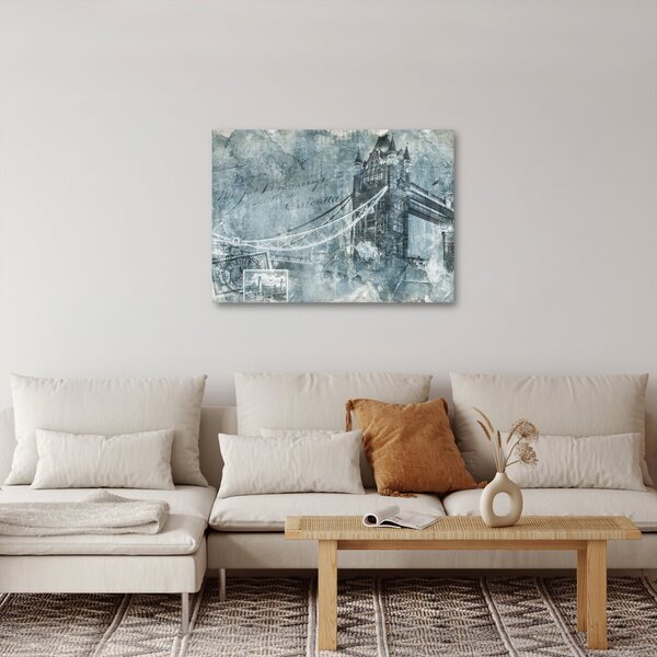 Slika - Tower Bridge v hladnih tonih (70x50 cm)