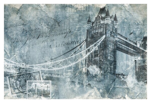 Slika - Tower Bridge v hladnih tonih (90x60 cm)