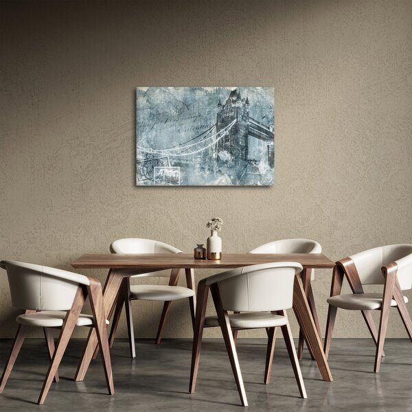 Slika - Tower Bridge v hladnih tonih (70x50 cm)