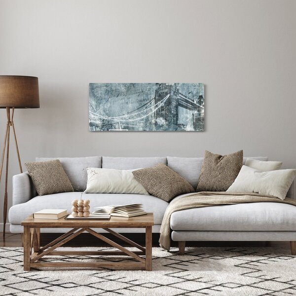 Slika - Tower Bridge v hladnih tonih (120x50 cm)