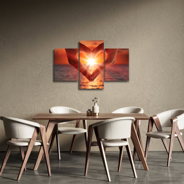 Slika - Sonce v srcu (90x60 cm)