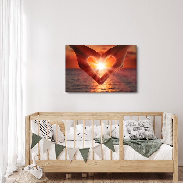 Slika - Sonce v srcu (90x60 cm)