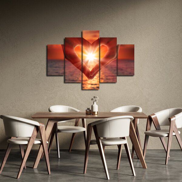 Slika - Sonce v srcu (150x105 cm)