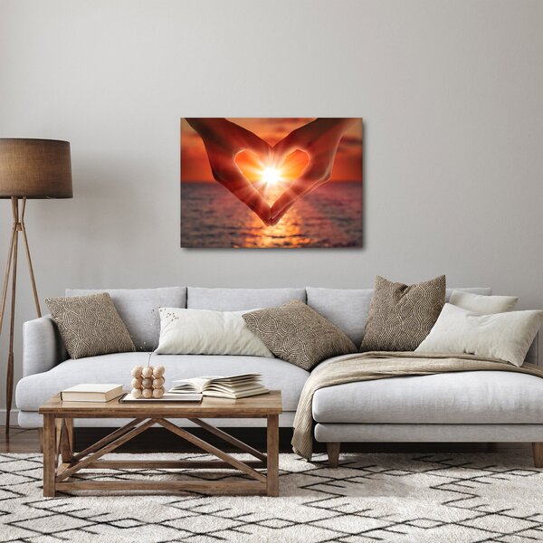 Slika - Sonce v srcu (70x50 cm)