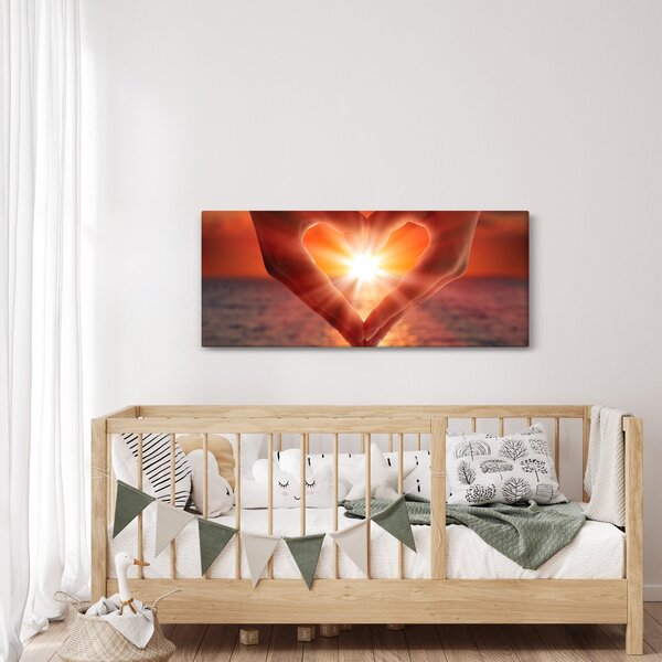Slika - Sonce v srcu (120x50 cm)