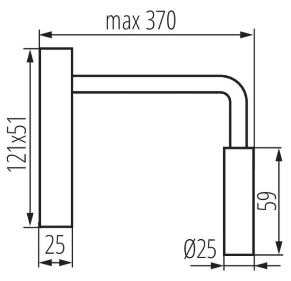 Kanlux 32523 - LED Zidna svjetiljka TONIL LED/2,7W/230V bijela