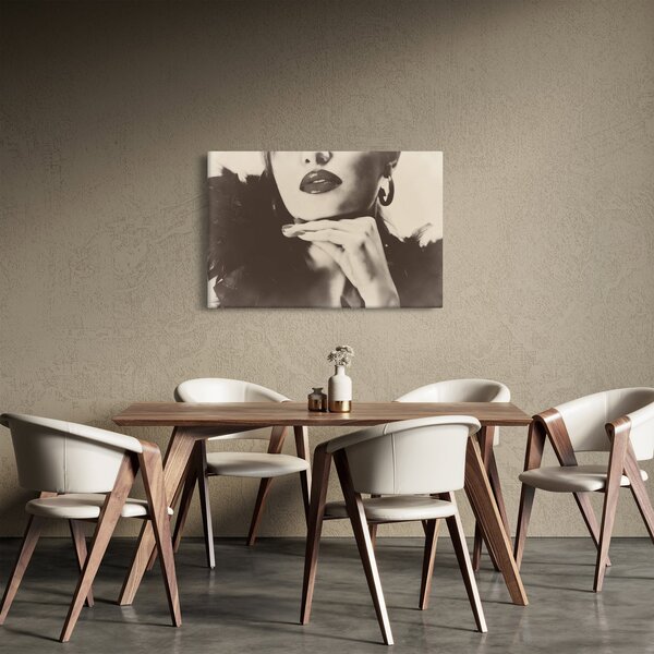 Slika - Vintage fotografija ženske (90x60 cm)