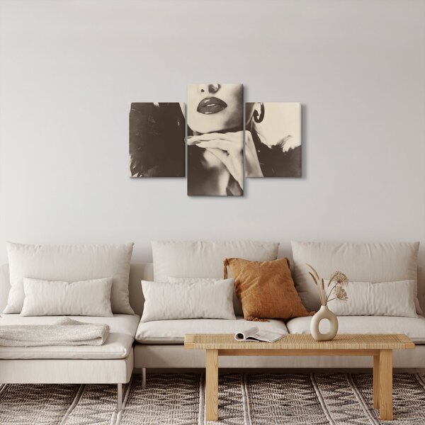 Slika - Vintage fotografija ženske (90x60 cm)