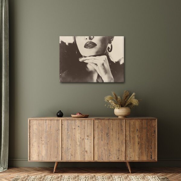 Slika - Vintage fotografija ženske (70x50 cm)