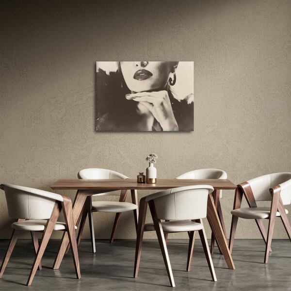 Slika - Vintage fotografija ženske (70x50 cm)