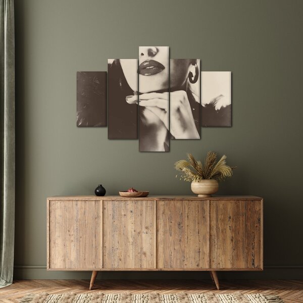 Slika - Vintage fotografija ženske (150x105 cm)