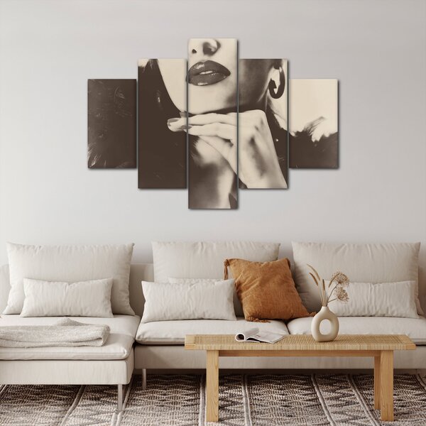Slika - Vintage fotografija ženske (150x105 cm)