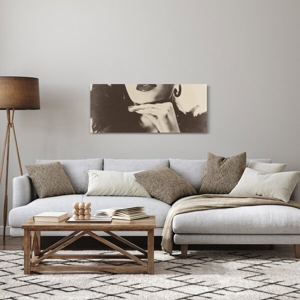 Slika - Vintage fotografija ženske (120x50 cm)
