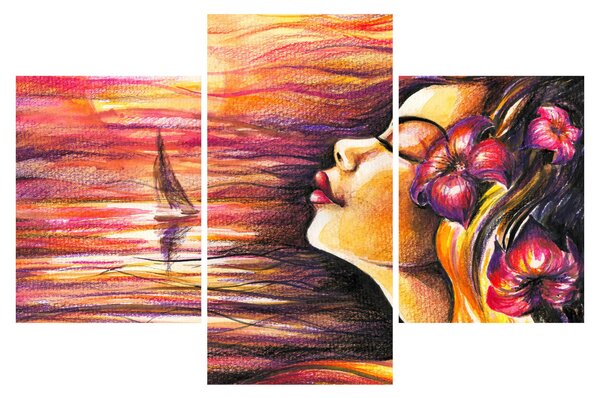 Slika - Spomini na poletje (90x60 cm)