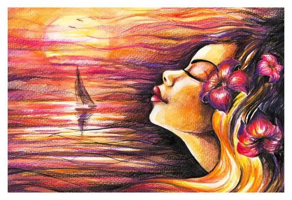 Slika - Spomini na poletje (90x60 cm)