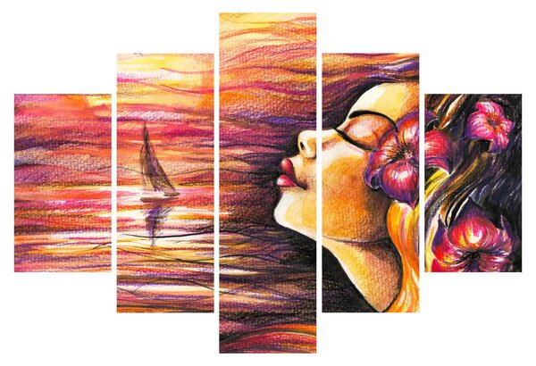 Slika - Spomini na poletje (150x105 cm)