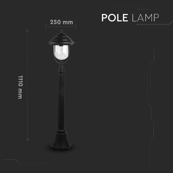 Vanjska lampa 1xE27/60W/230V 111 cm IP44