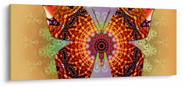 Slika - Etno metulj (120x50 cm)