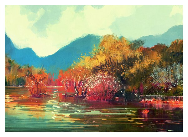 Slika - Barve jeseni (70x50 cm)