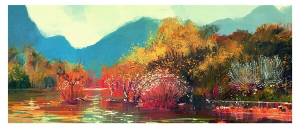 Slika - Barve jeseni (120x50 cm)