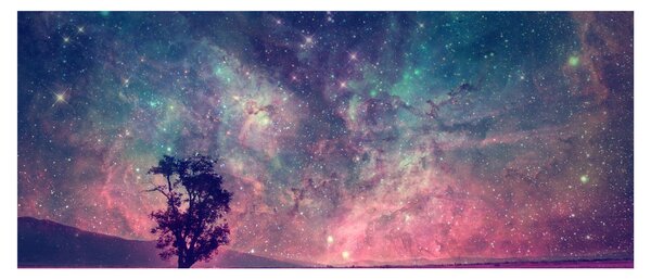 Slika - Nezemeljsko nočno nebo (120x50 cm)