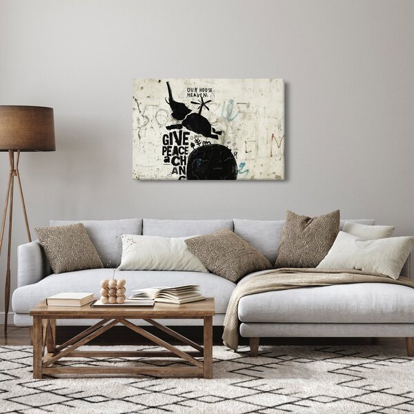 Slika - Slon nad tlemi (90x60 cm)